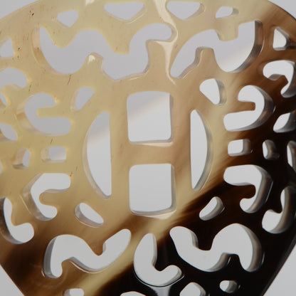 Hermes Buffalo Horn Rocaille Hair Comb 6 of 8