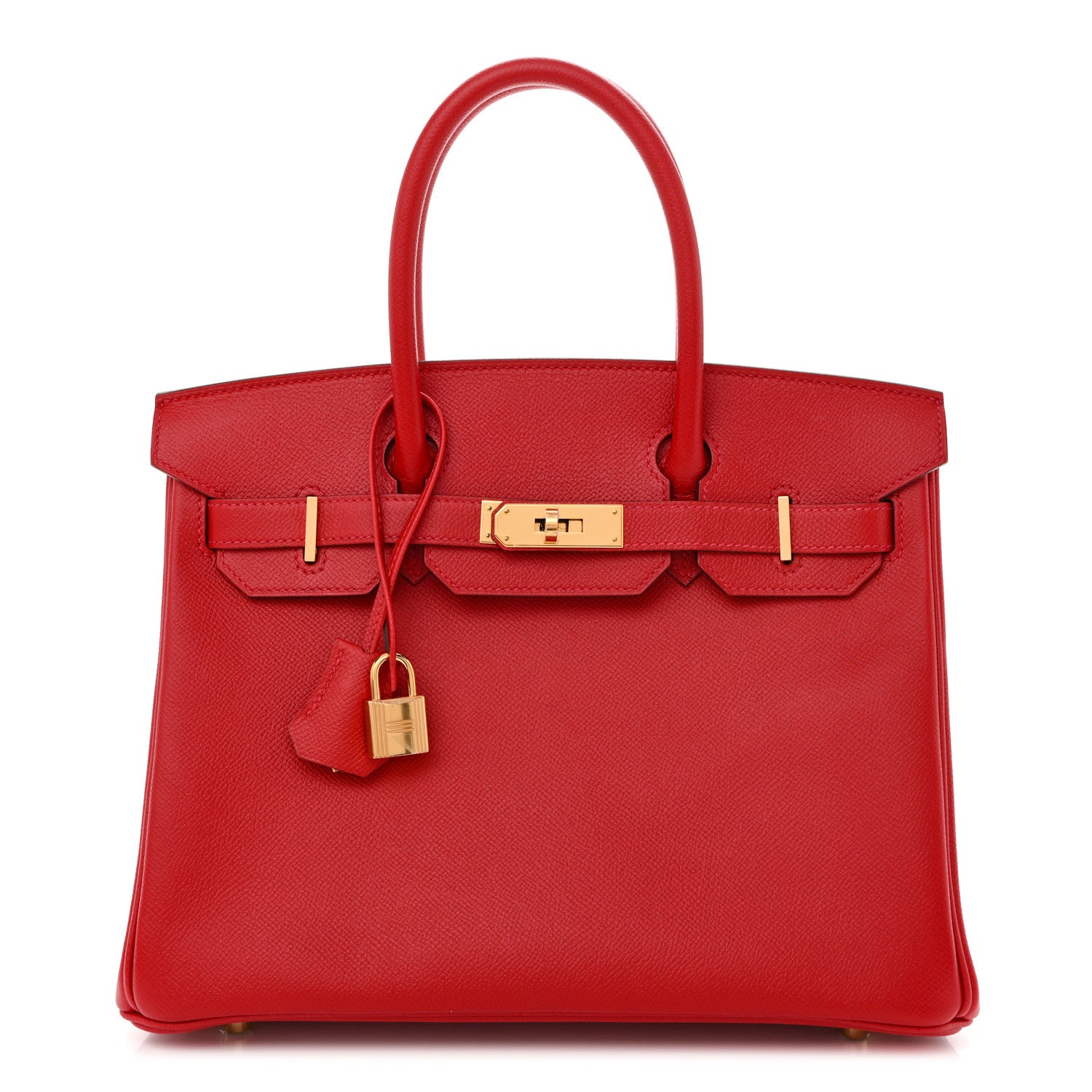 Hermes Epsom Birkin 30 Rouge Casaque 1 of 11