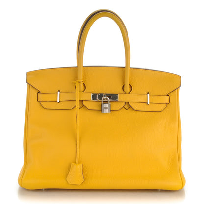 Hermes Clemence Birkin 35 Soleil 1 of 25