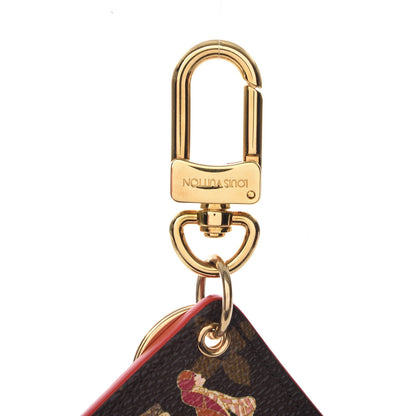 Louis Vuitton Monogram Illustre Groom Bag Charm Key Ring 3 of 7