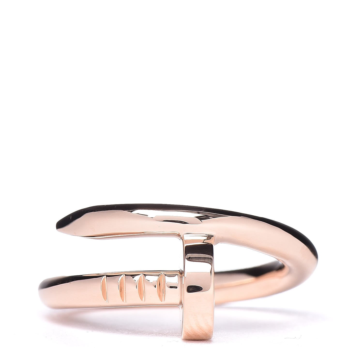 Cartier 18K Pink Gold Juste Un Clou Ring 49 4.75 1 of 5