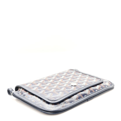 Goyard Goyardine Plumet Wallet Clutch Navy 3 of 8