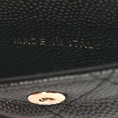 Chanel Caviar Quilted Luggage Tag Black 4 of 6