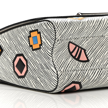 Louis Vuitton Epi Azteque Twist Shoulder Bag MM White 9 of 13