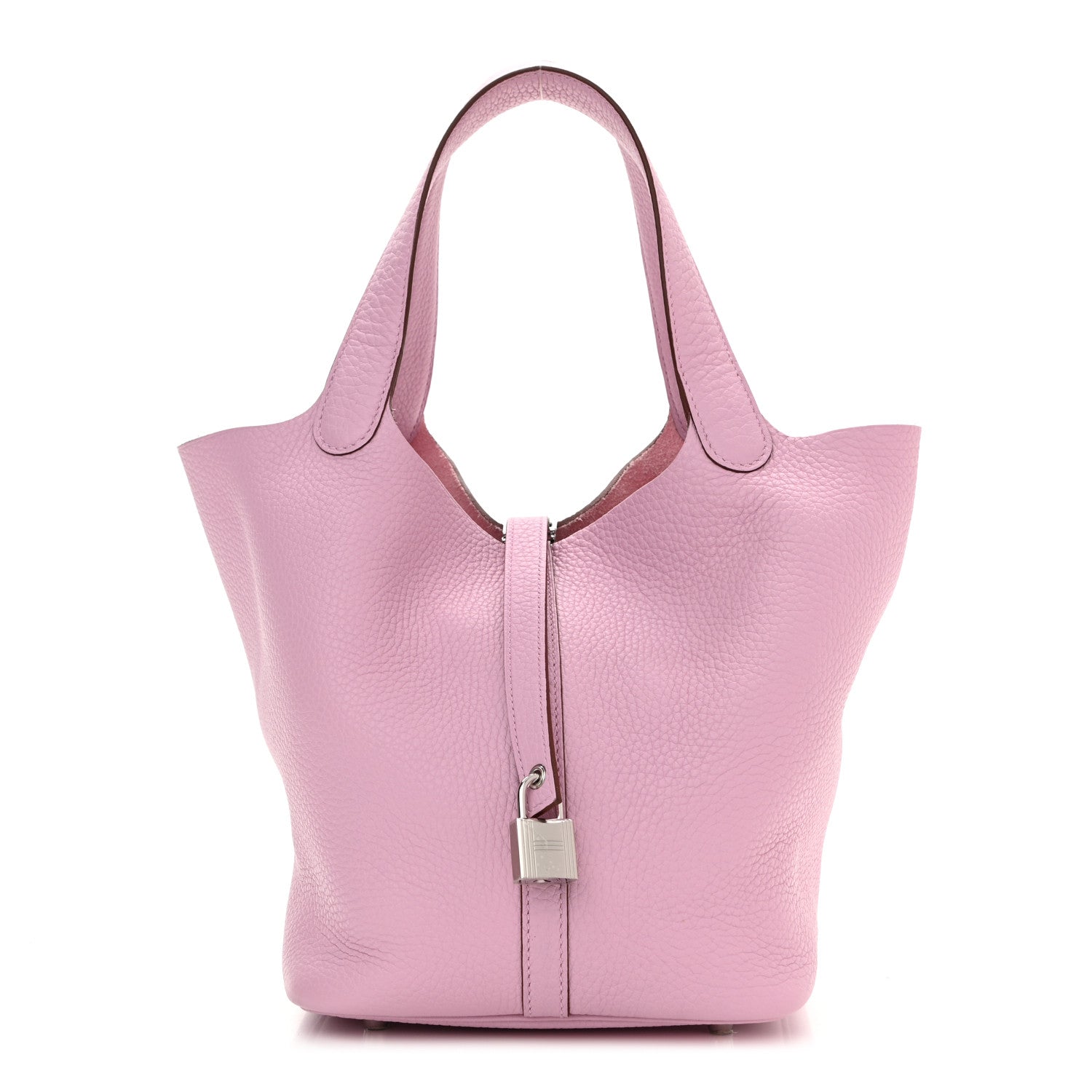 Hermes Taurillon Clemence Picotin Lock 22 MM Mauve Sylvestre 1 of 10