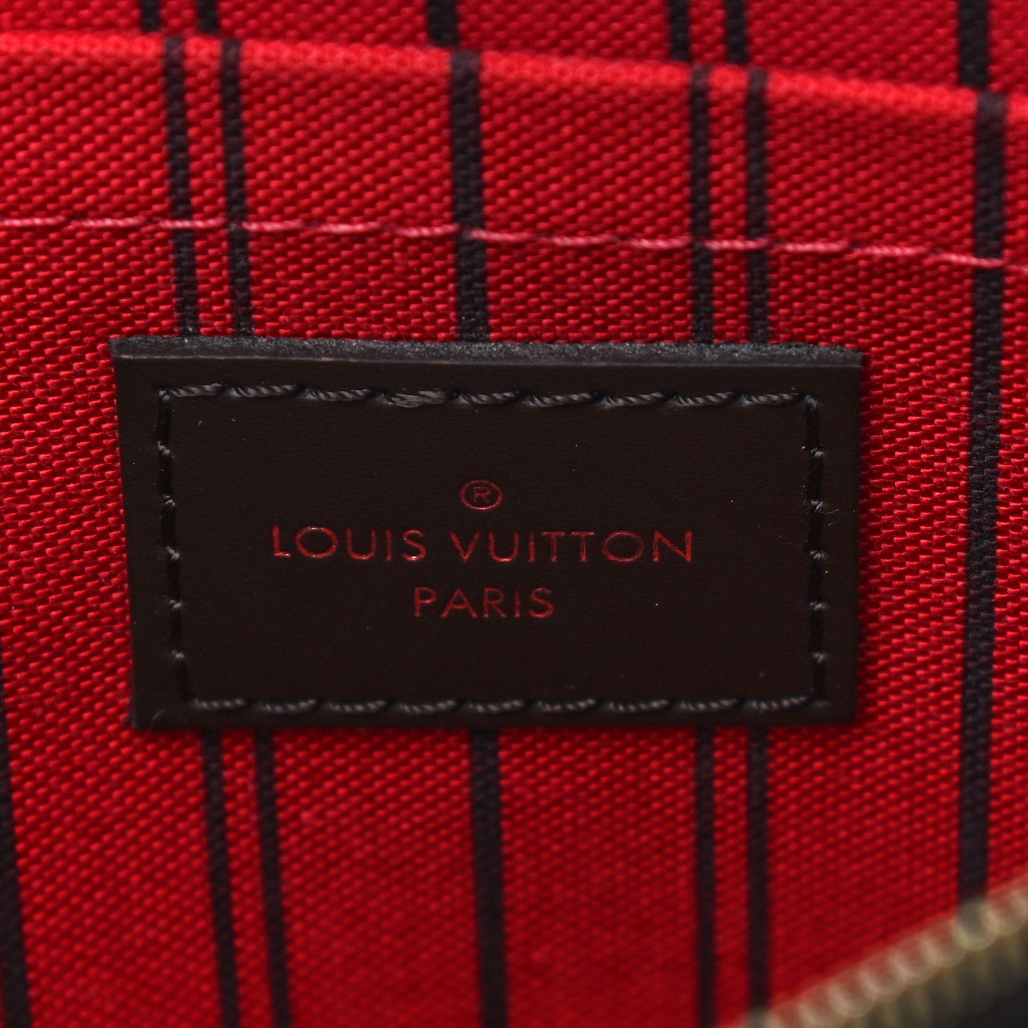 Louis Vuitton Damier Ebene Neverfull MM GM Pochette 6 of 9