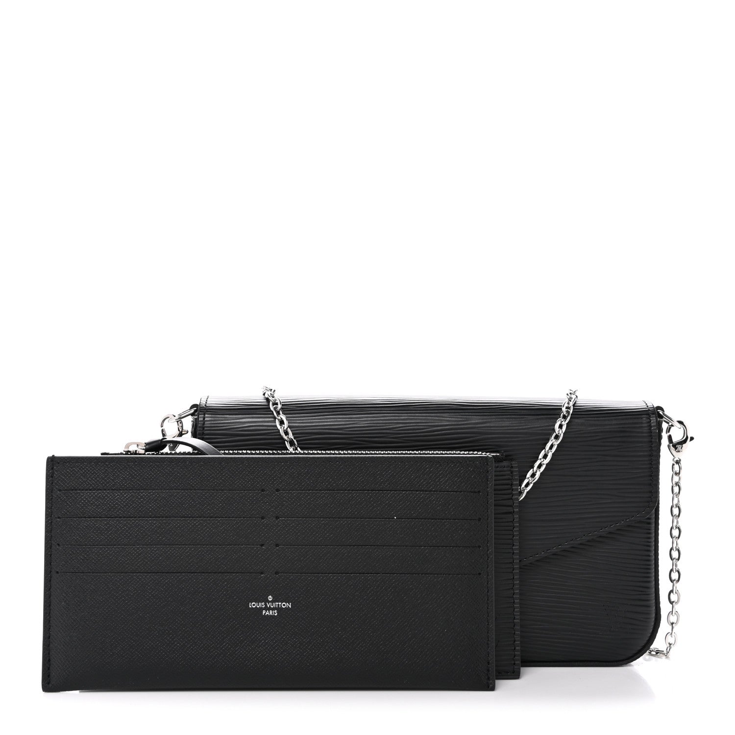 Louis Vuitton Epi Pochette Felicie Black 3 of 14