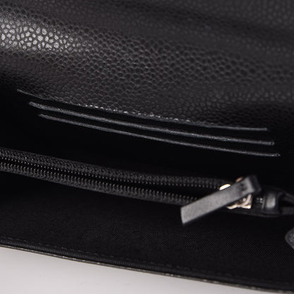 Chanel Caviar Quilted Small Flap Wallet Black 5 of 9