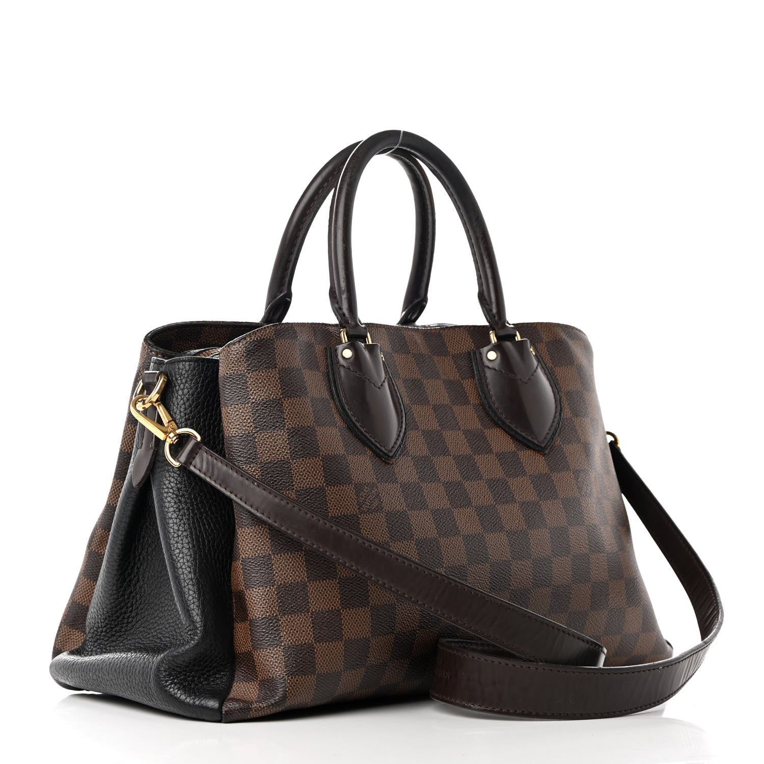 Louis Vuitton Cuir Taurillon Damier Ebene Normandy Black 3 of 25
