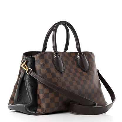 Louis Vuitton Cuir Taurillon Damier Ebene Normandy Black 3 of 25