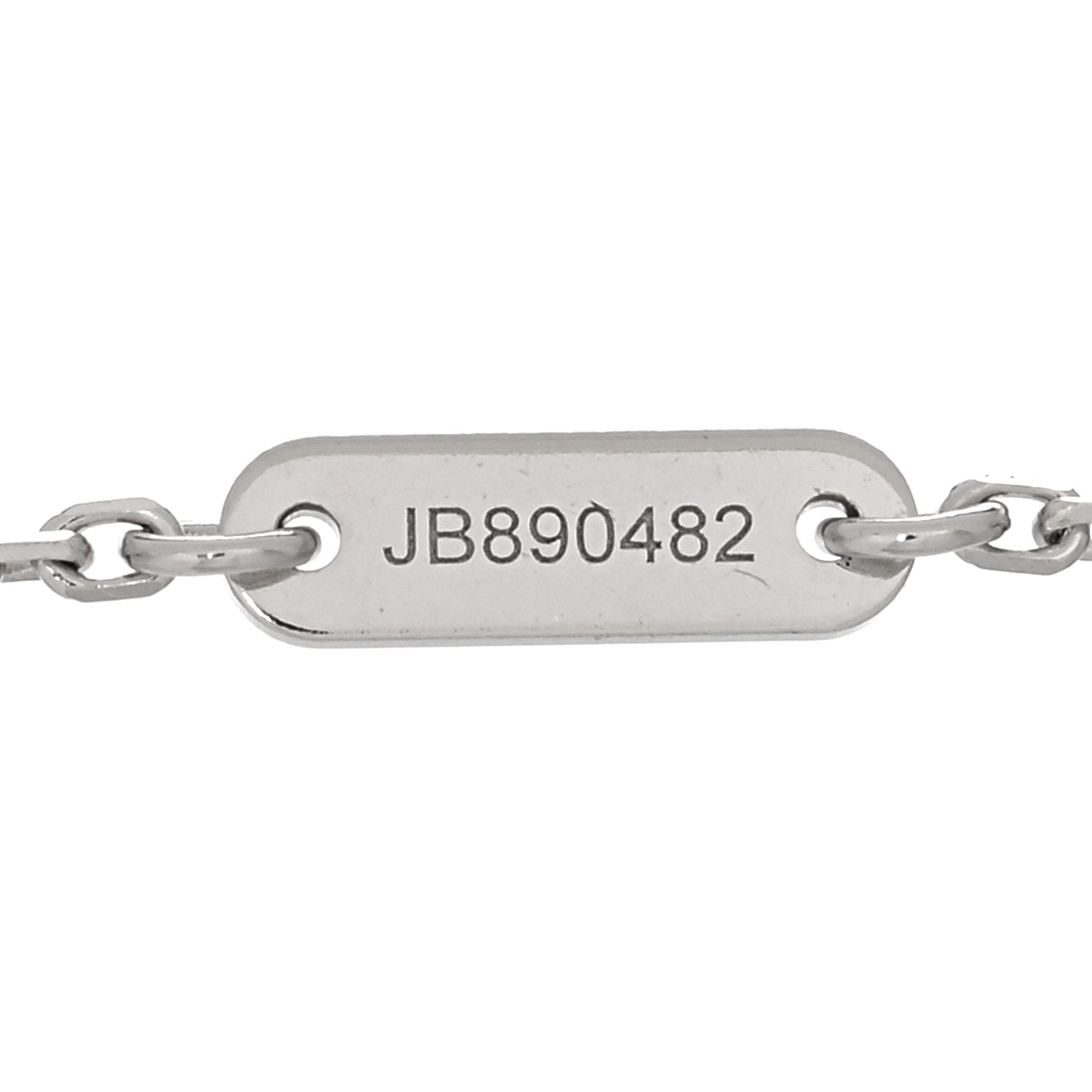18K White Gold Diamond Sweet Alhambra Bracelet