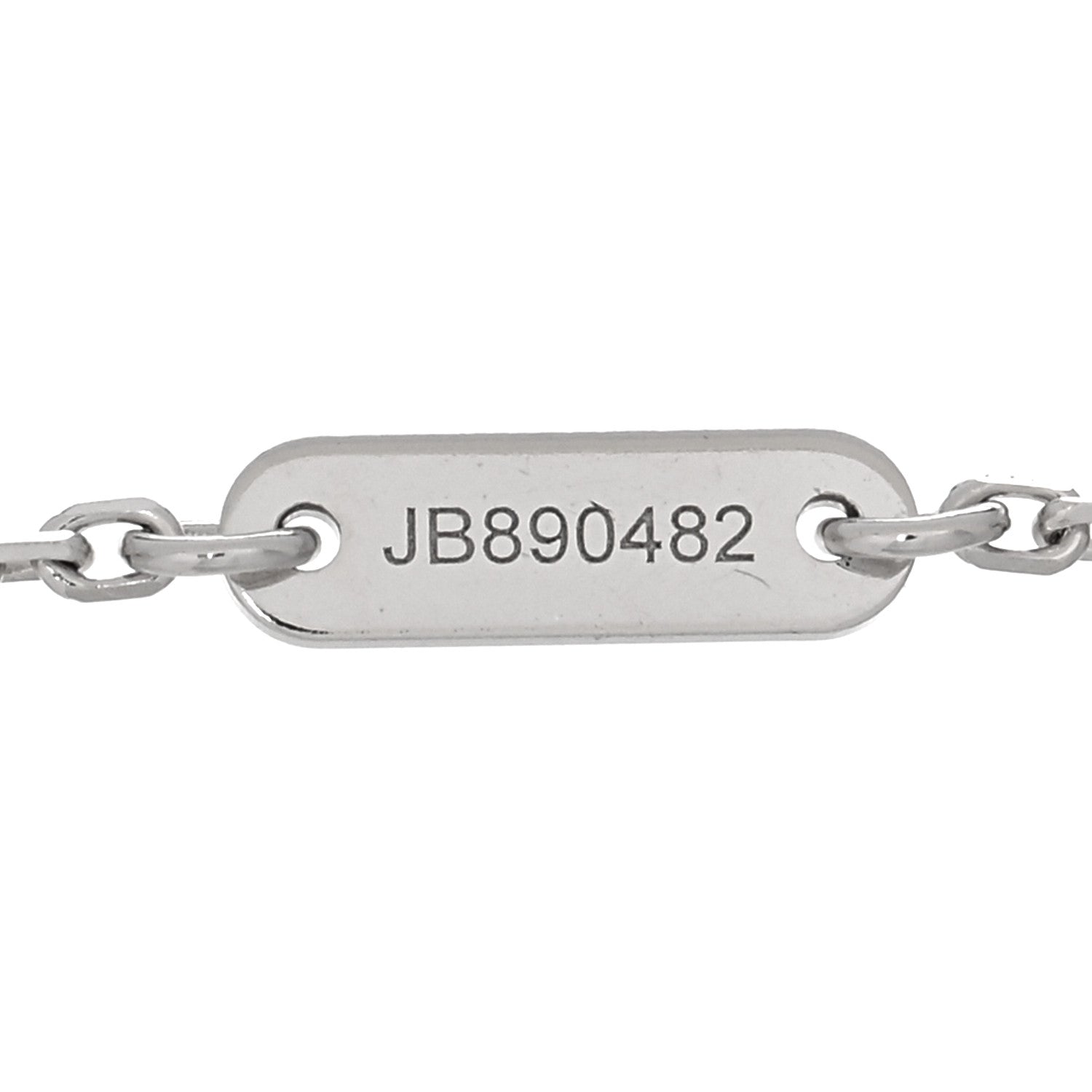 Van Cleef & Arpels 18K White Gold Diamond Sweet Alhambra Bracelet 4 of 4