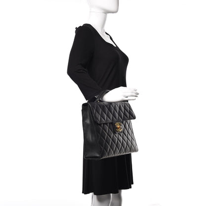 Chanel Caviar Quilted Briefcase Laptop Bag Black 2 of 17