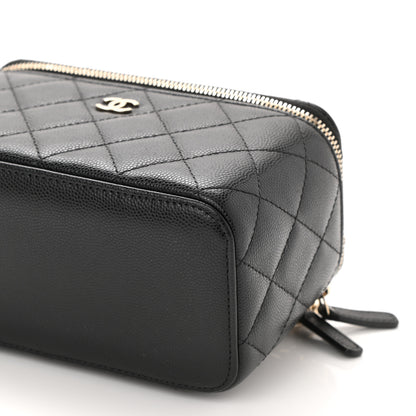 Chanel Caviar Quilted Small Vanity Case With Chain Black 11 of 11