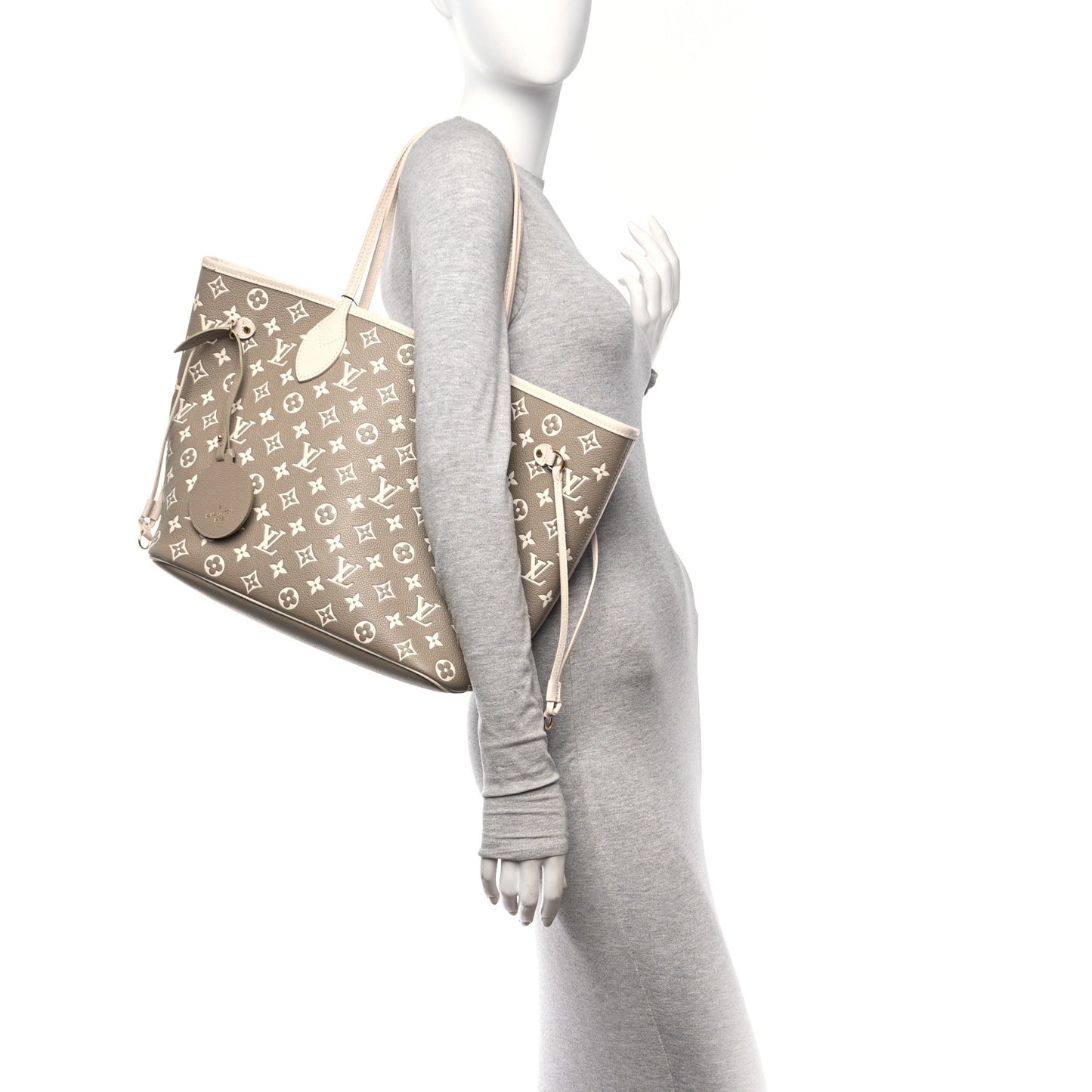 Empreinte Monogram Spring In The City Neverfull MM Kaki Beige Cream