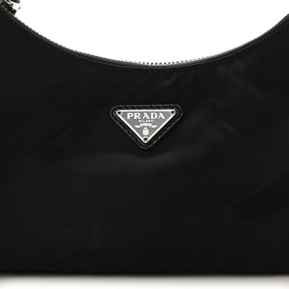 Prada Nylon Re-Edition 2005 Shoulder Bag Black 9 of 11