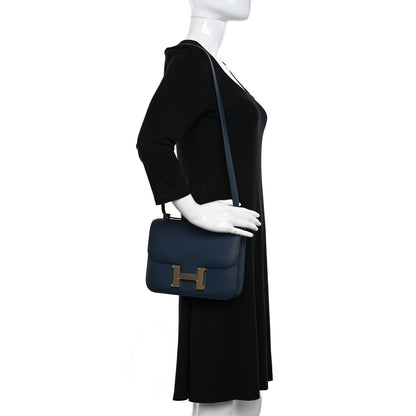Hermes Epsom Constance 1-24 Bleu de Prusse 2 of 12