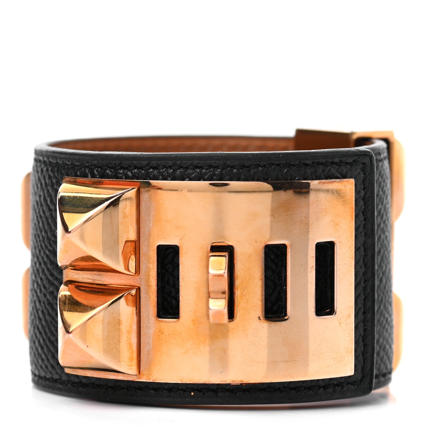 Hermes Epsom Collier de Chien CDC Bracelet S Black 3 of 5