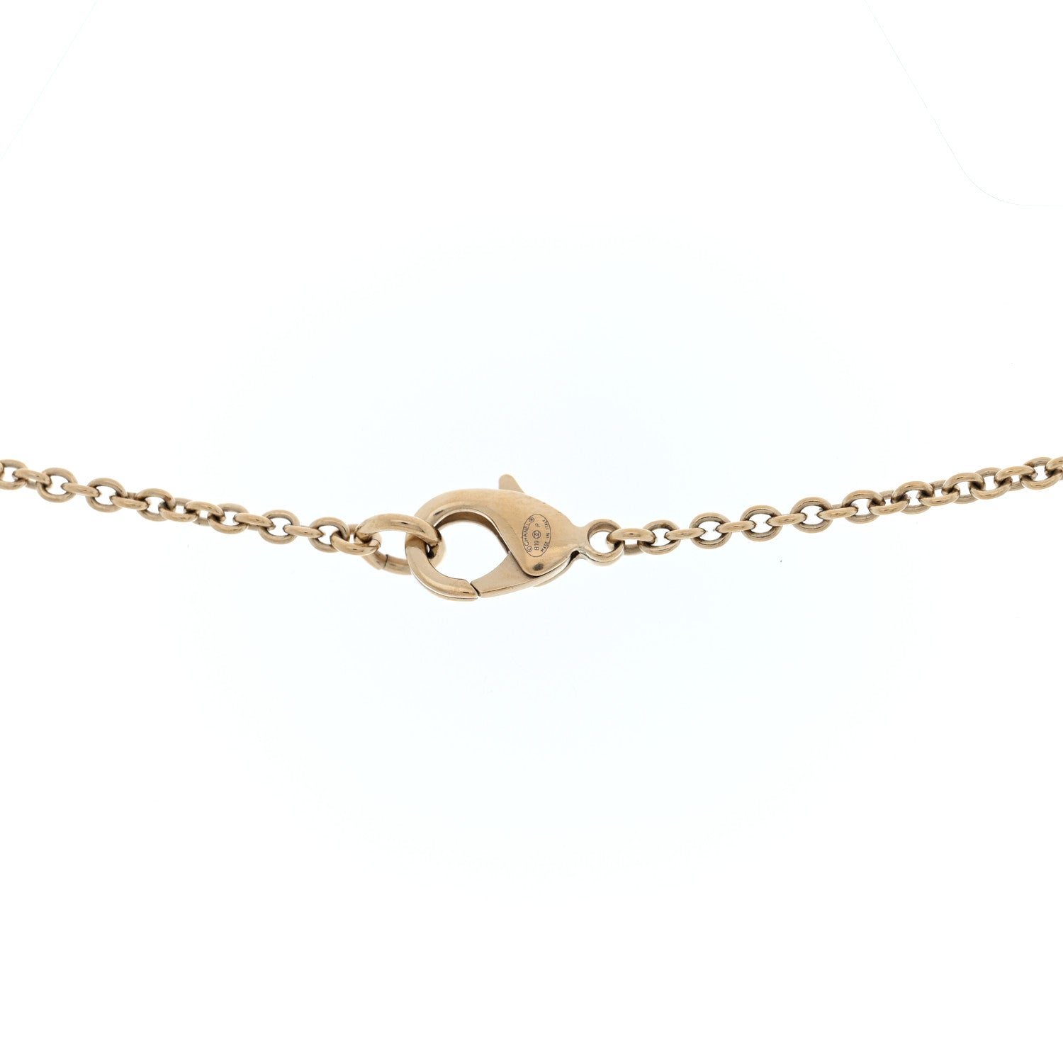 Chanel Pearl Crystal CC Long Necklace Gold 6 of 10