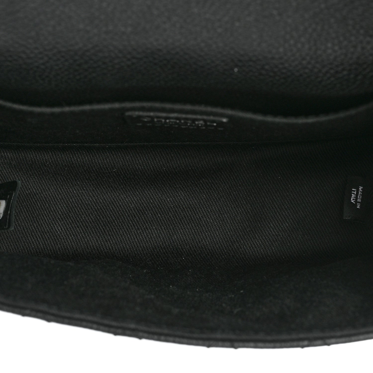 Chanel Grained Calfskin Quilted 2.55 Reissue Flap Belt Bag Clutch Black 5 of 10