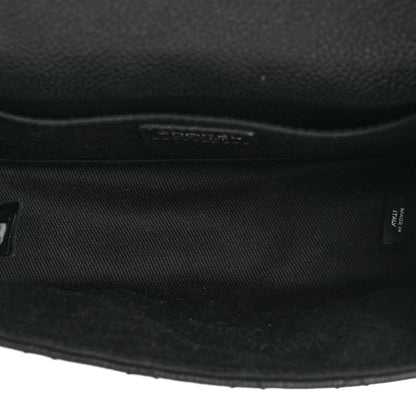 Chanel Grained Calfskin Quilted 2.55 Reissue Flap Belt Bag Clutch Black 5 of 10