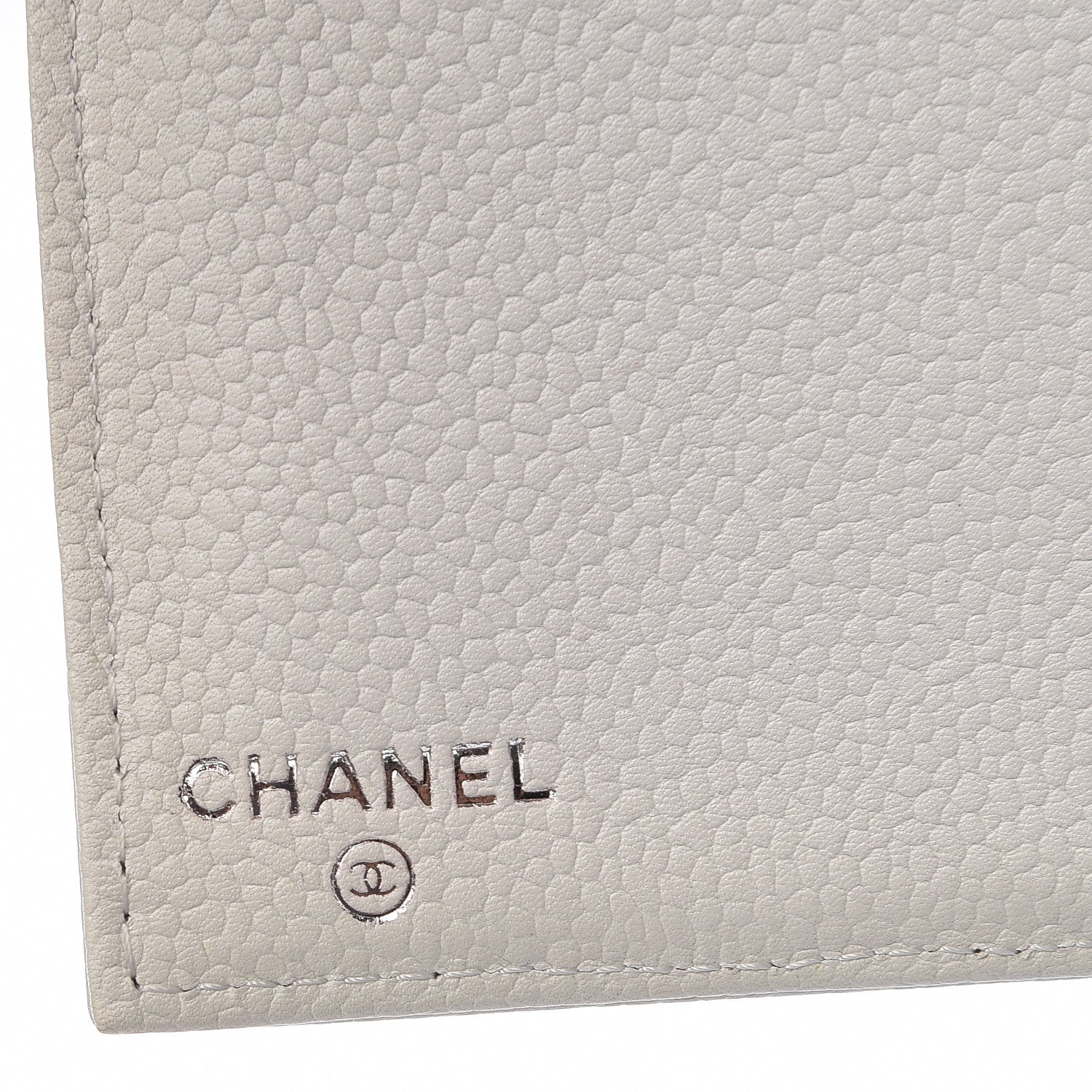 Chanel Caviar Timeless CC Yen Wallet White 6 of 9