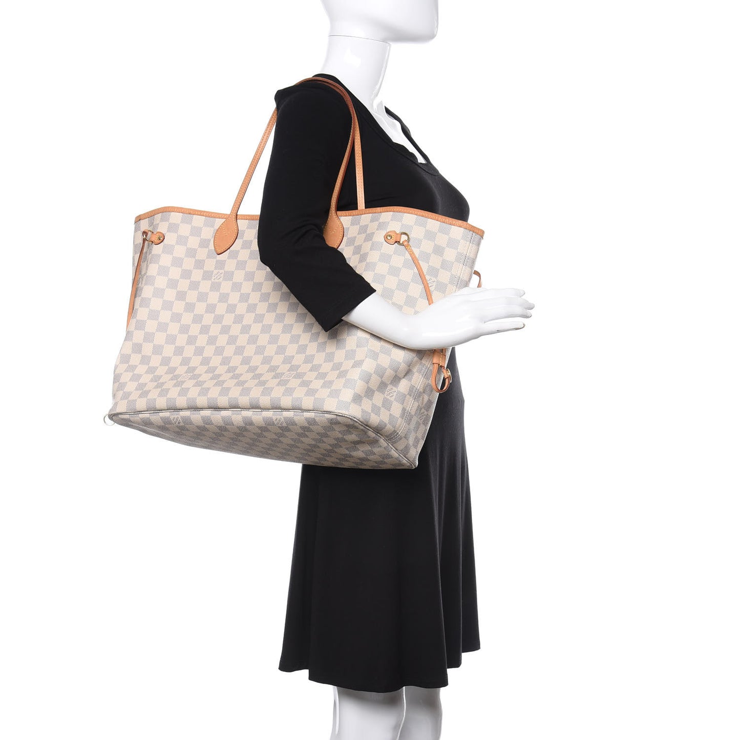 Damier Azur Neo Neverfull GM Rose Ballerine