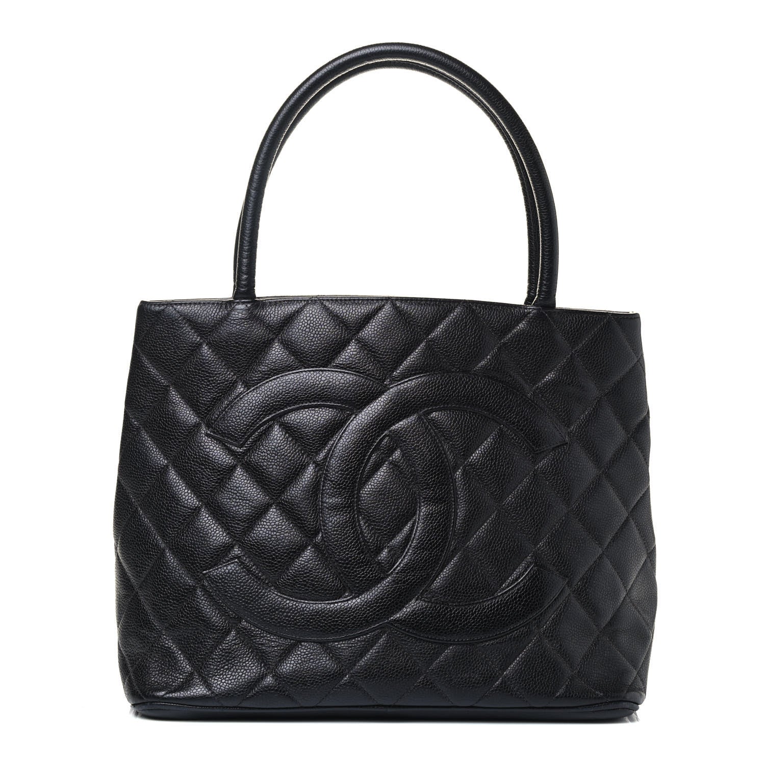 Chanel Caviar Quilted Medallion Tote Black 1 of 4