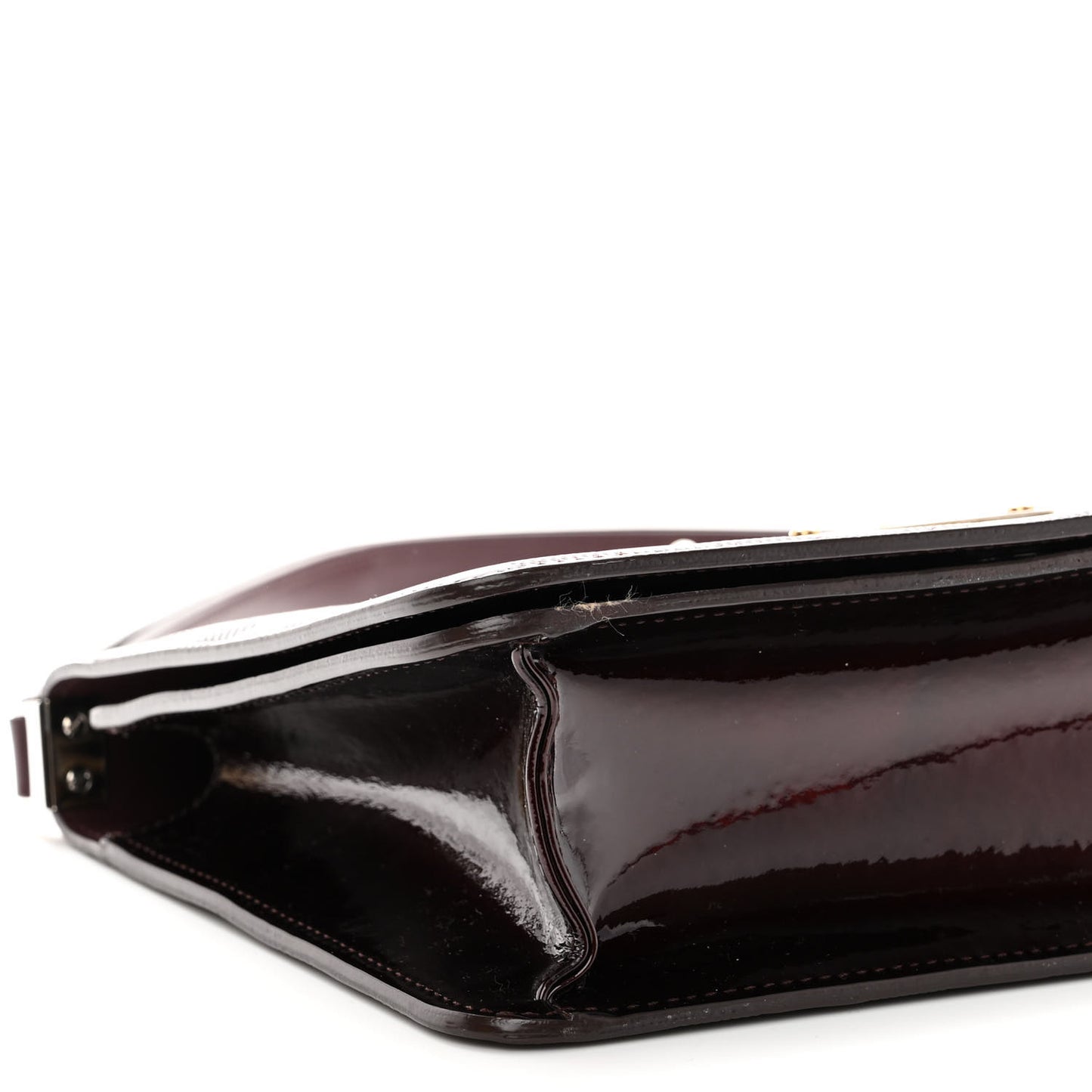 Damier Vernis Cabaret Bag Carmine