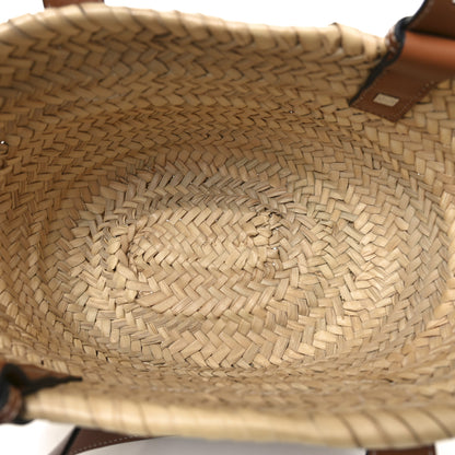 Loewe Raffia Small Basket Tote Bag Natural Tan 5 of 9