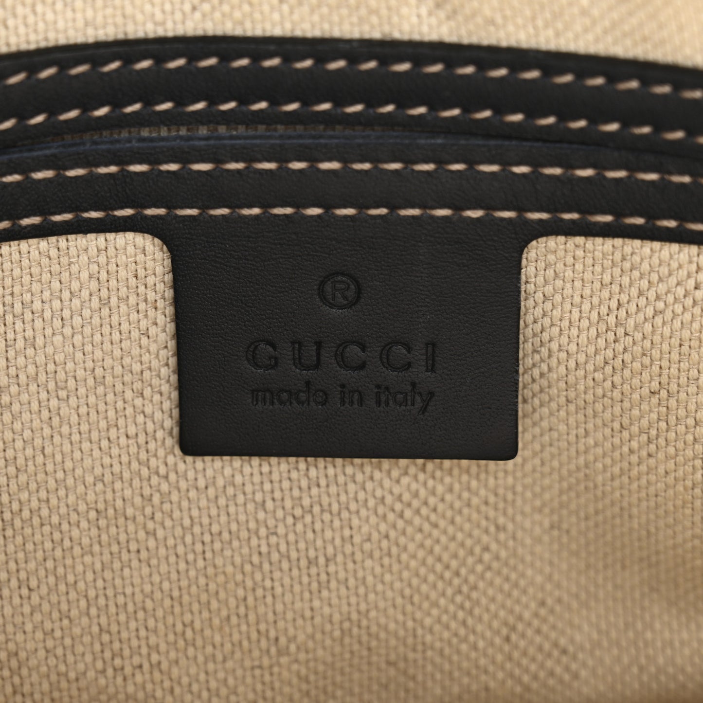 GG Supreme Monogram Belt Bag Navy