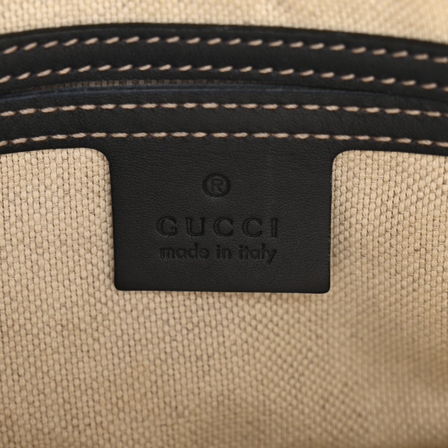 Gucci GG Supreme Monogram Belt Bag Navy 6 of 11