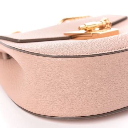 Chloe Grained Lambskin Mini Drew Shoulder Bag Cement Pink 7 of 11