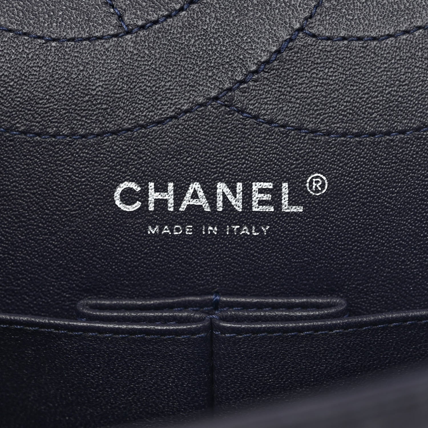 Chanel Aged Calfskin Quilted 2.55 Reissue 227 Flap Navy Blue 6 of 12