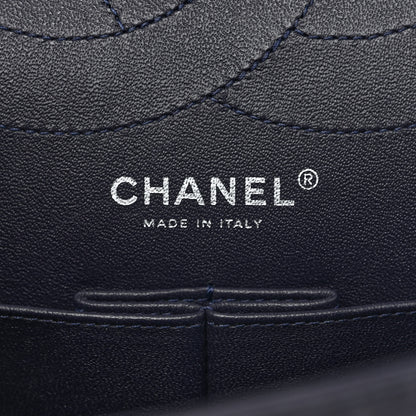 Chanel Aged Calfskin Quilted 2.55 Reissue 227 Flap Navy Blue 6 of 12