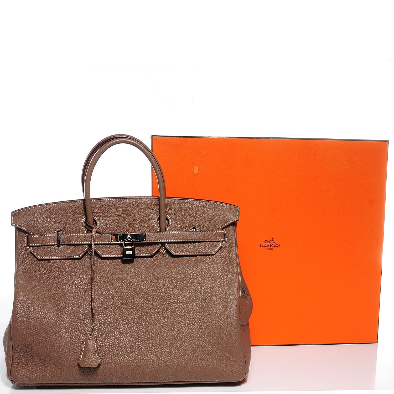 Hermes Togo Birkin 40 Etoupe 5 of 22