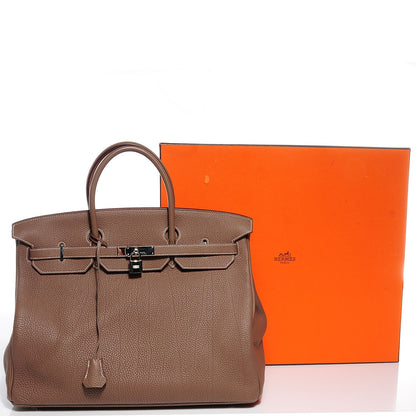 Hermes Togo Birkin 40 Etoupe 5 of 22