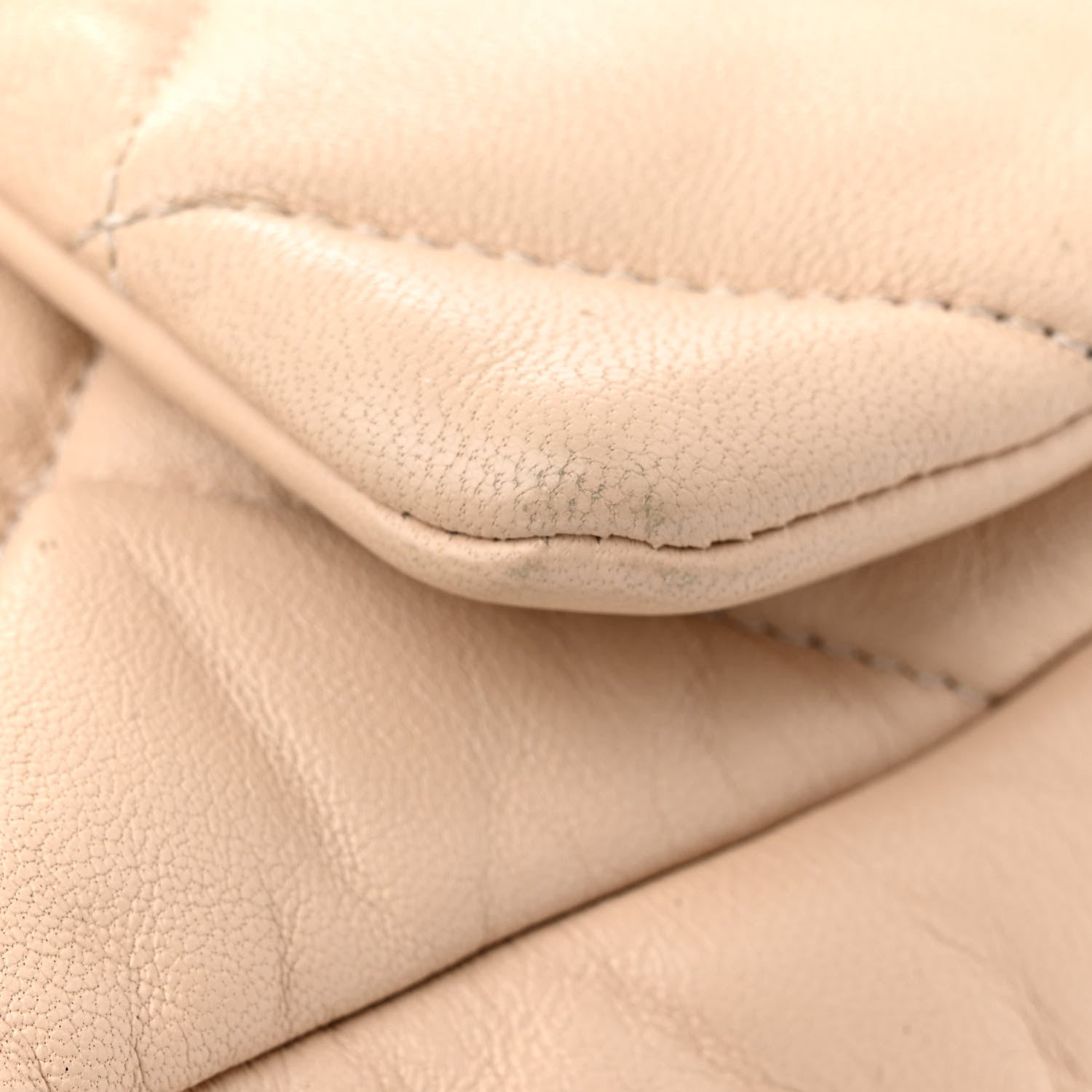 Chanel Lambskin Quilted Large Chanel 19 Flap Beige 11 of 17