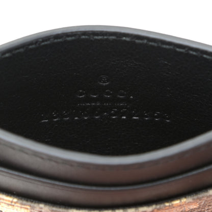 Gucci GG Supreme Monogram Bees Card Holder Black 6 of 9