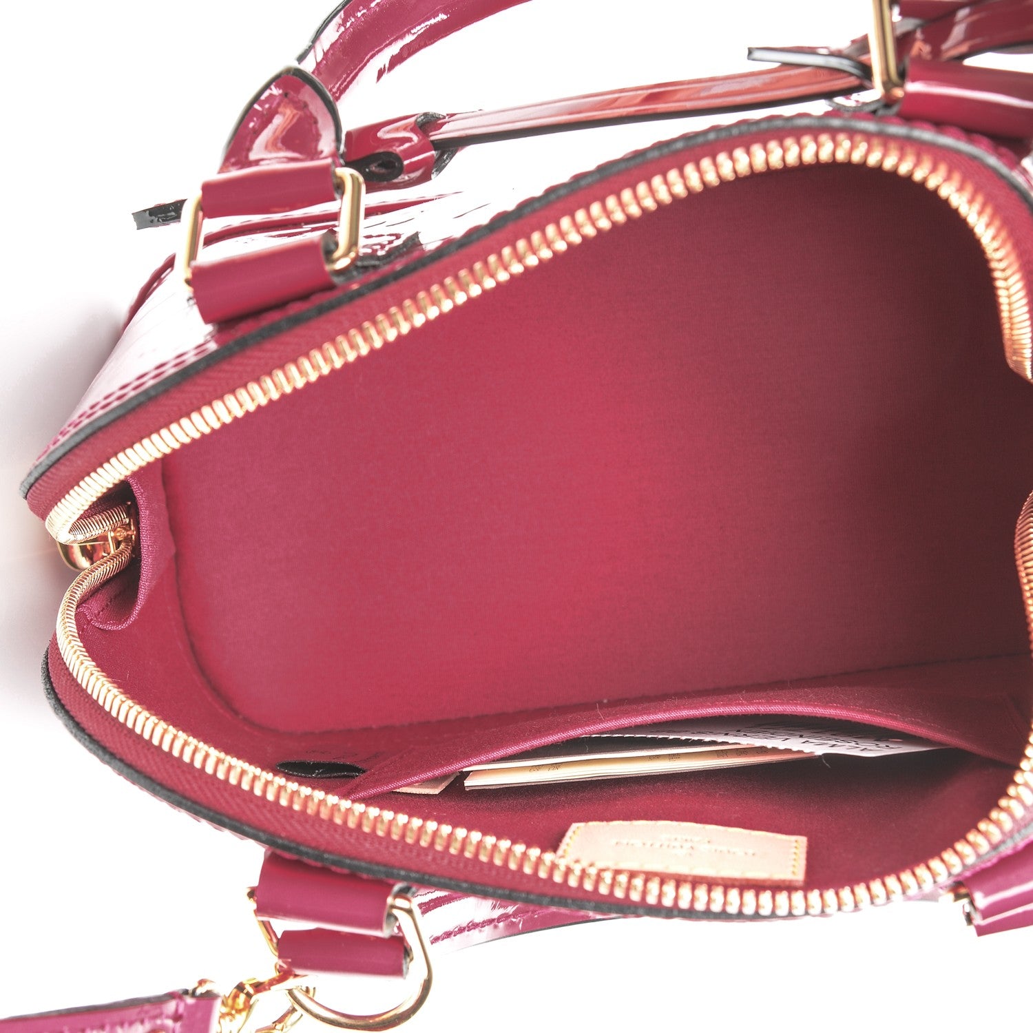 Louis Vuitton Vernis Alma BB Rose Indien 5 of 6