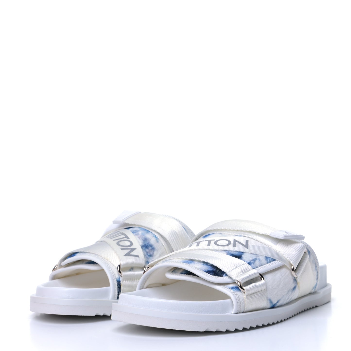 Denim Monogram Tie Dye Mens Honolulu Mule 9 Marine
