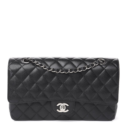 Chanel Caviar Quilted Medium Double Flap Black 1 of 11