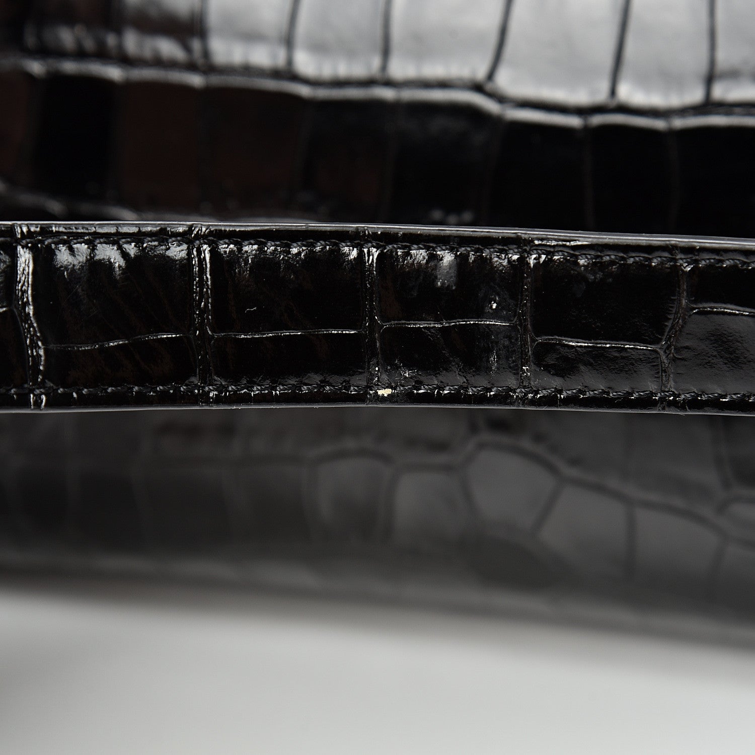 Givenchy Calfskin Crocodile Embossed Small Antigona Black 10 of 10