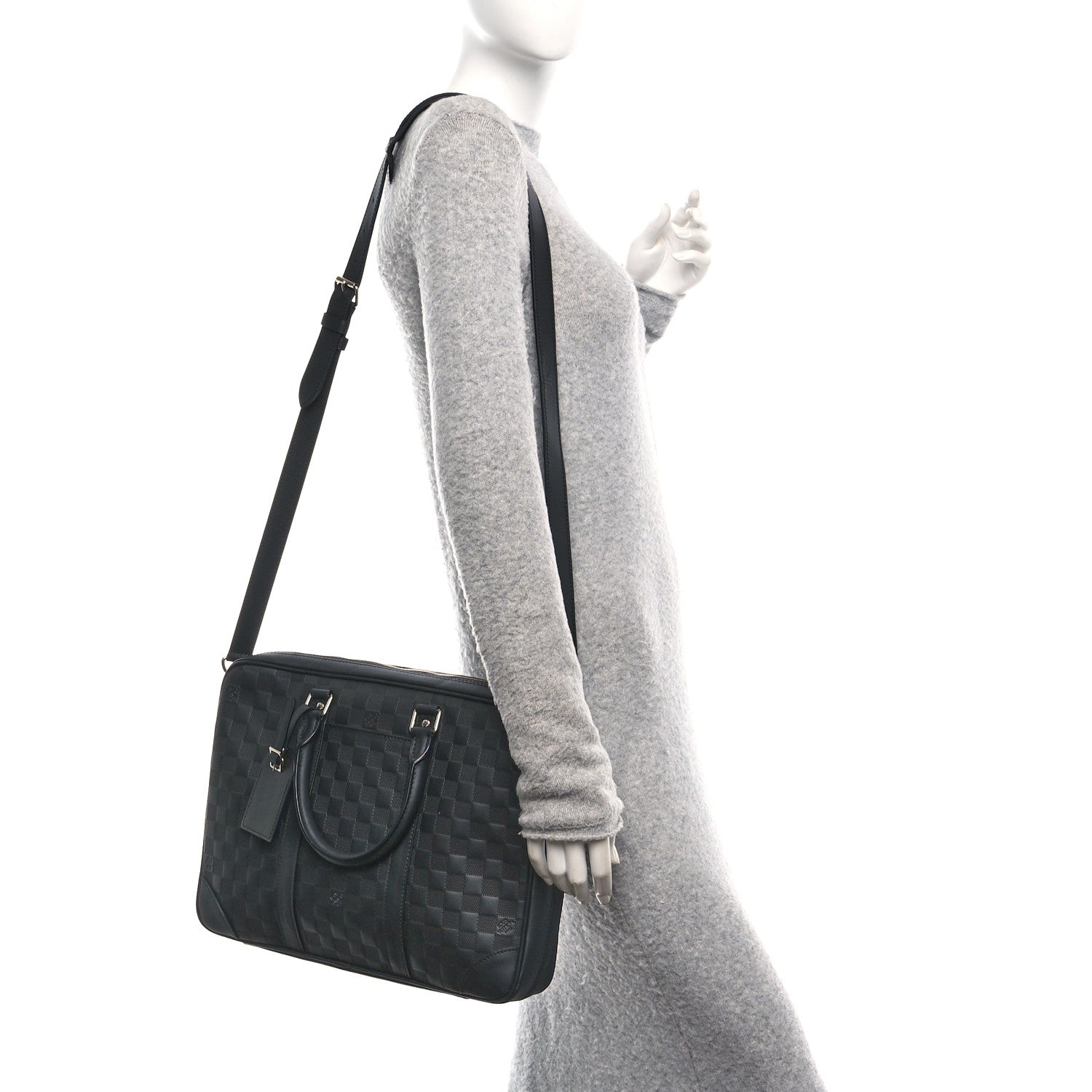 Louis Vuitton Damier Infini Porte-Documents Voyage PM Onyx 2 of 11