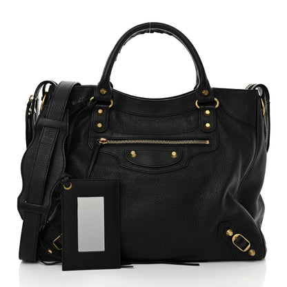 Balenciaga Chevre Classic Gold Hardware Velo Black 3 of 12