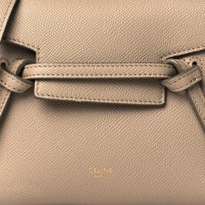 Celine Grained Calfskin Pico Belt Bag Light Taupe 7 of 10