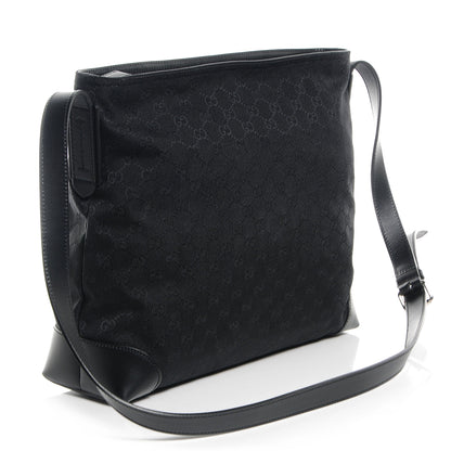 Gucci Monogram Canvas Messenger Bag Black 3 of 7
