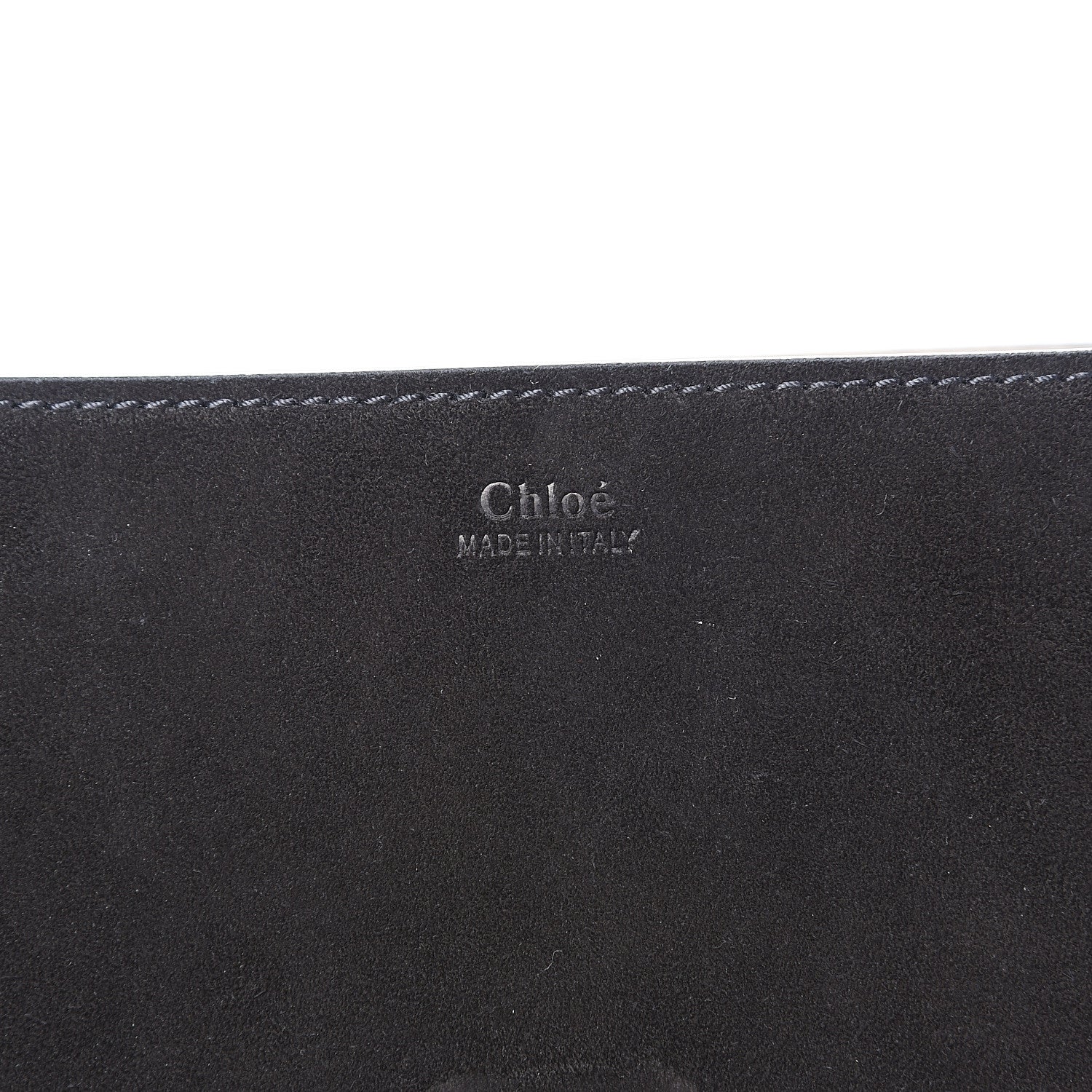 Chloe Suede Smooth Calfskin Drew Shoulder Bag Black 5 of 10