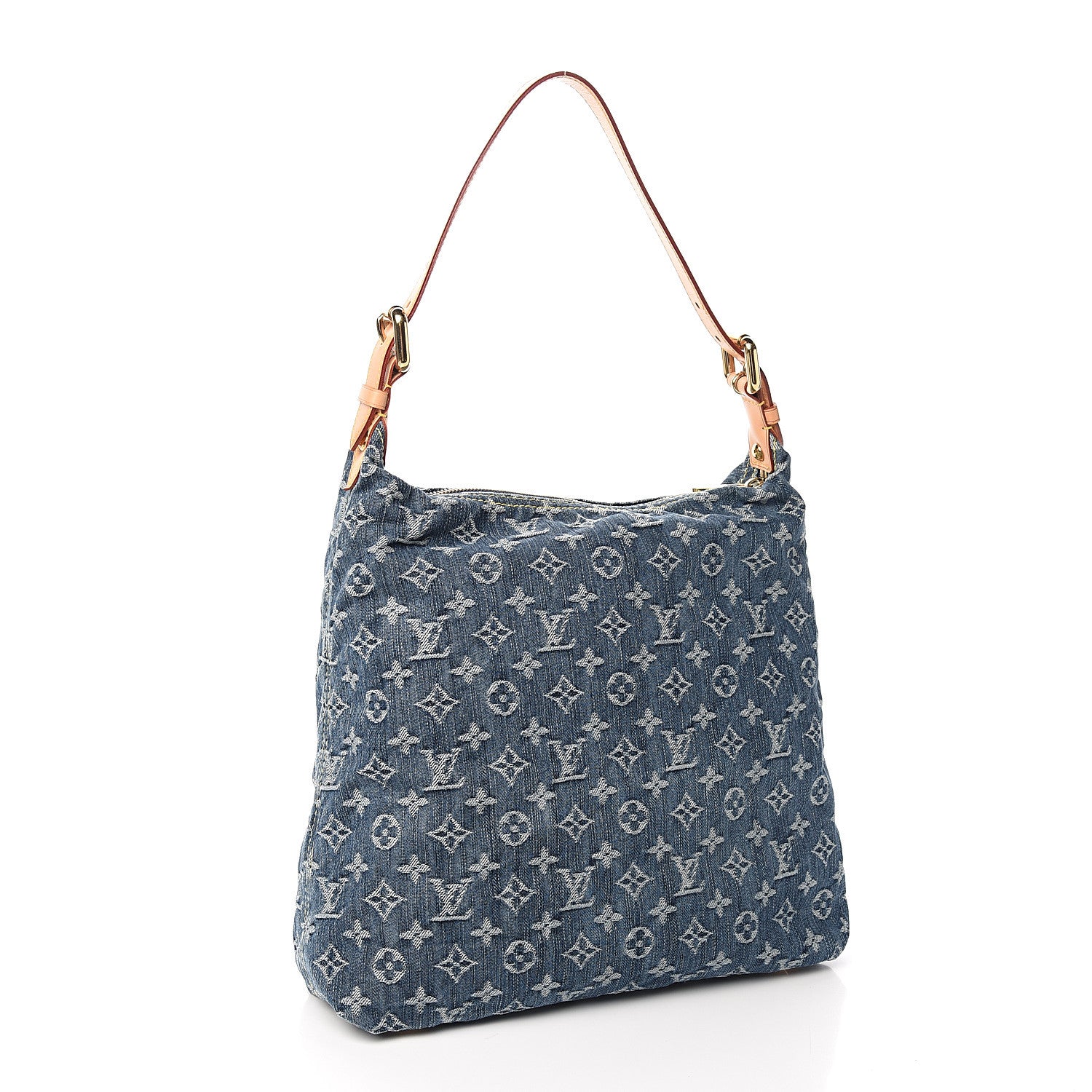 Louis Vuitton Denim Baggy GM Blue 2 of 9