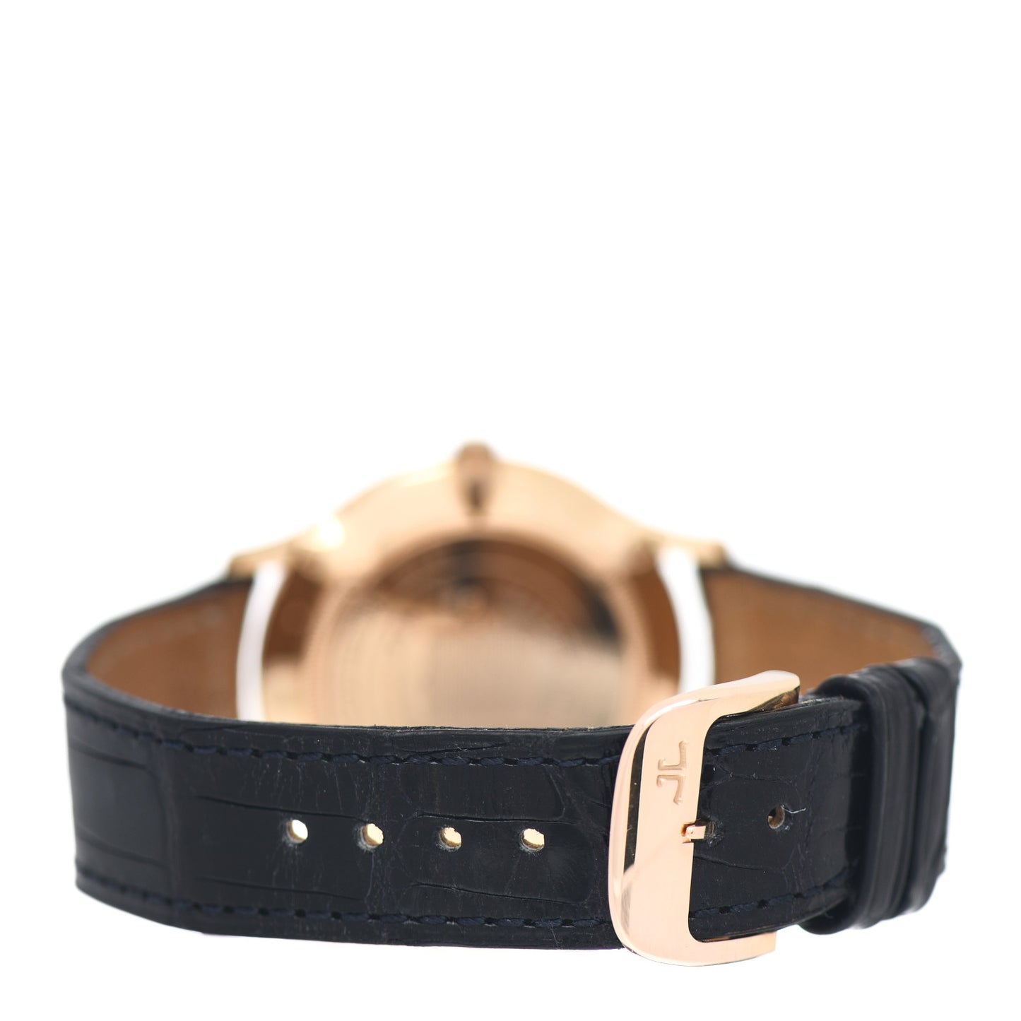 18K Rose Gold Alligator 34mm Master Ultra Thin Manual Winding Watch 145.2.79